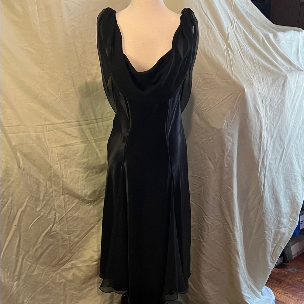 Chic Black Backless Dress